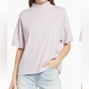 Free People mock neck t-shirt